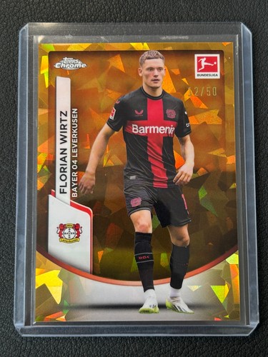Florian Wirtz 2023 Topps Chrome Sapphire Gold /50