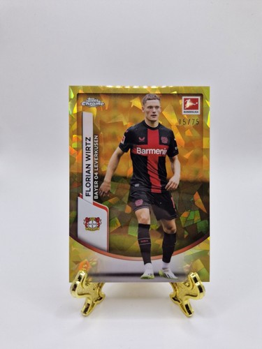 Florian Wirtz 2023 Topps Chrome Sapphire Gold /75