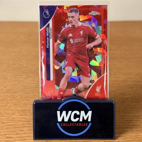 Florian Wirtz 2025 Topps Chrome Sapphire Red /5