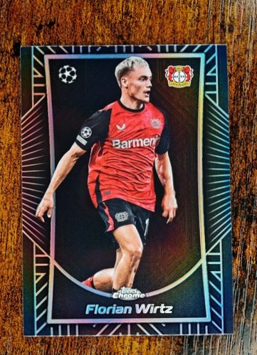 Florian Wirtz 2024 Topps Chrome Shadow Etch