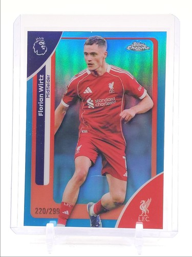 Florian Wirtz 2026 Topps Chrome Teal /299