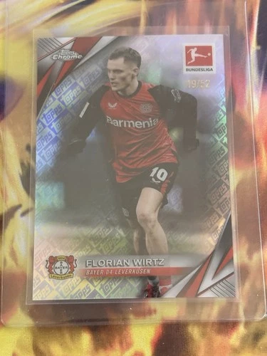 Florian Wirtz 2024 Topps Chrome Toppsfractor /52