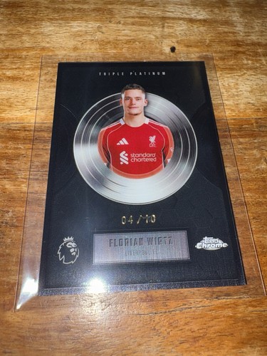 Florian Wirtz 2026 Topps Chrome Triple Platinum /10