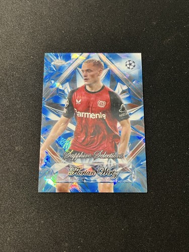 Florian Wirtz 2024 Topps Chrome UCL Sapphire