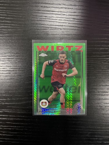 Florian Wirtz 2024 Topps Chrome UEFA Verde Green /99