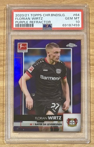 Florian Wirtz 2021 Topps Chrome Viola Refractor /299