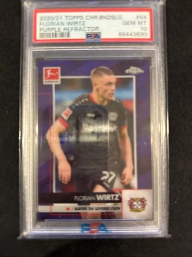 Florian Wirtz 2020 Topps Chrome Violet Refractor /299