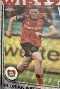 Florian Wirtz 2024 Topps Chrome Wave