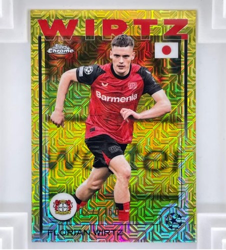 Florian Wirtz 2024 Topps Chrome Yellow /150