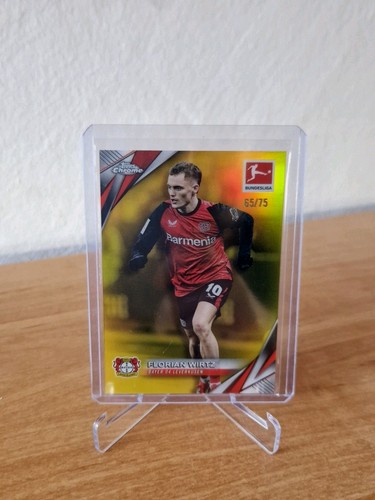 Florian Wirtz 2024 Topps Chrome Yellow /75