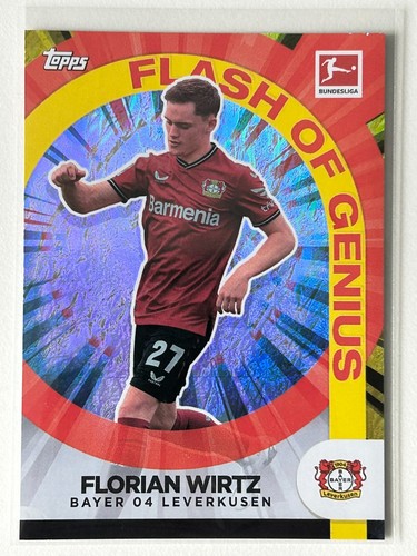 Florian Wirtz 2023 Topps Cromo Bundesliga Jade /50