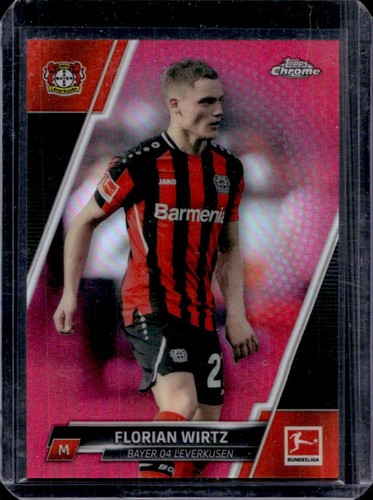 Florian Wirtz 2021 Topps Cromo Bundesliga Magenta Refractor /399