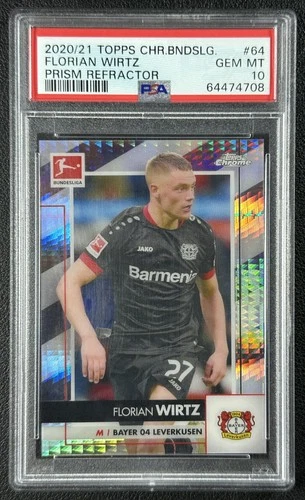Florian Wirtz 2020 Topps Cromo Bundesliga Prisma Rifrattore /199