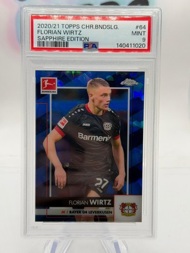 Florian Wirtz 2020 Topps Cromo Bundesliga Sapphire