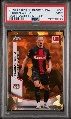Florian Wirtz 2023 Topps Cromo Bundesliga Sapphire Gold /50
