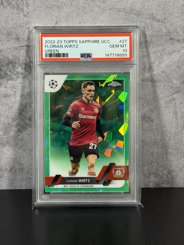 Florian Wirtz 2022 Topps Cromo Zafiro Verde /70