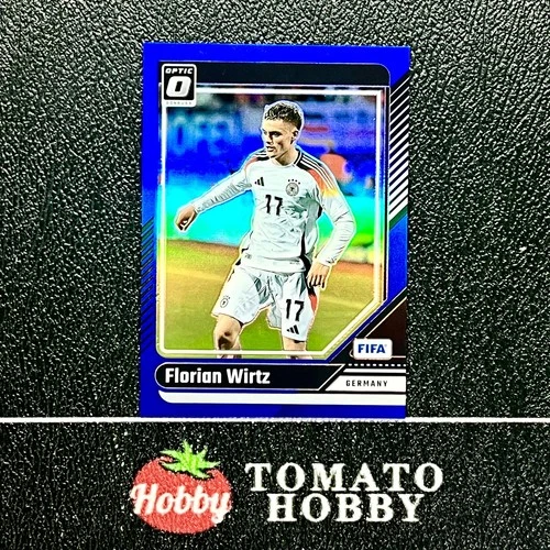Florian Wirtz 2024 Panini Donruss FIFA 2024-25 Optic Prizm Blue Refractor /149