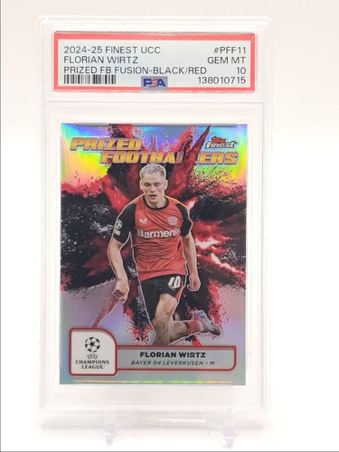 Florian Wirtz 2024 Topps Finest Black Red
