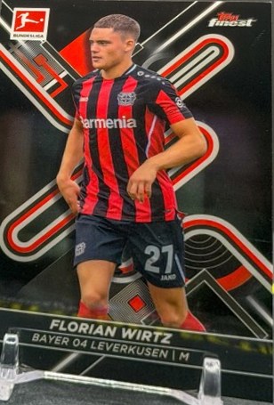 Florian Wirtz 2021 Topps Finest Black Refractor /199