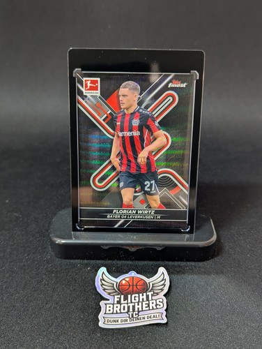 Florian Wirtz 2021 Topps Finest Black Wave Refractor /199