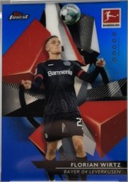 Florian Wirtz 2020 Topps Finest Blue /150