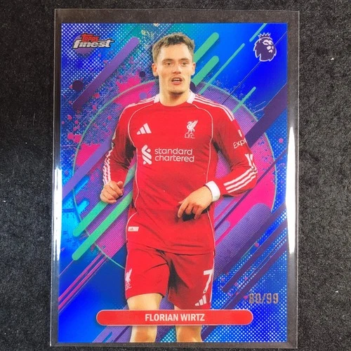 Florian Wirtz 2026 Topps Finest Blue /99