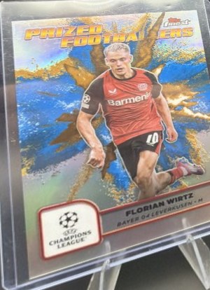 Florian Wirtz 2025 Topps Finest Blue Gold