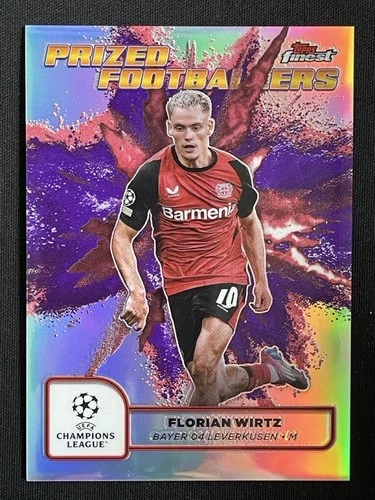 Florian Wirtz 2024 Topps Finest Fusion Rosso Viola