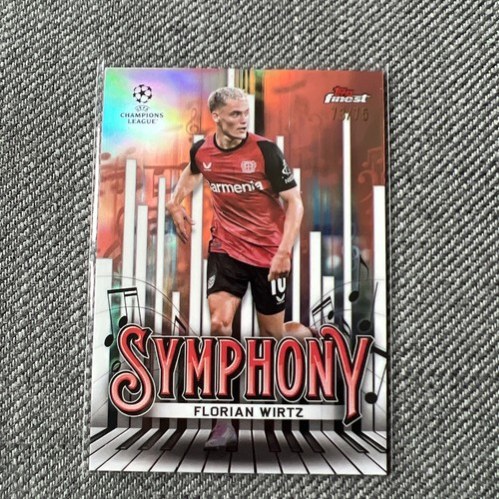Florian Wirtz 2024 Topps Finest Gold /50