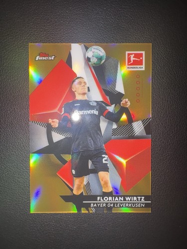 Florian Wirtz 2020 Topps Finest Gold Refractor /50