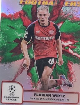 Florian Wirtz 2024 Topps Finest Green Red