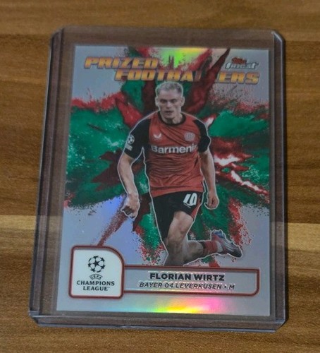 Florian Wirtz 2024 Topps Finest Green & Red Fusion