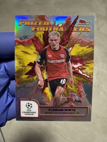 Florian Wirtz 2024 Topps Finest Orange-Red