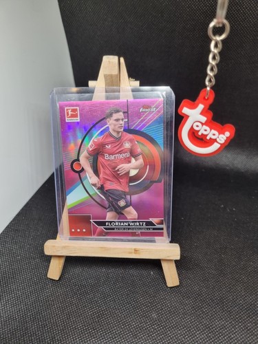 Florian Wirtz 2022 Topps Finest Pink Refractor /300