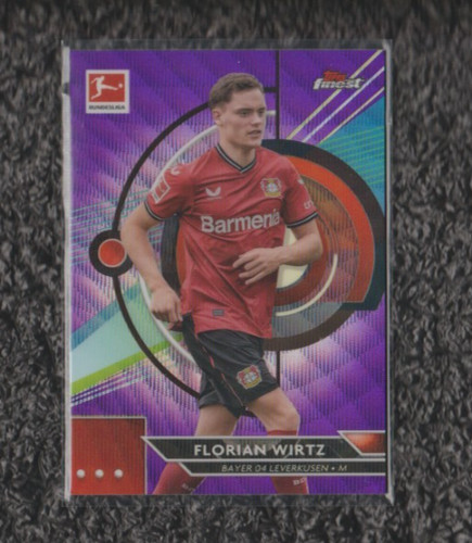Florian Wirtz 2023 Topps Finest Purple Wave /250