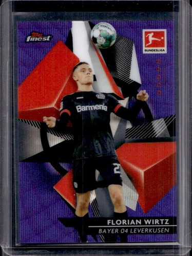 Florian Wirtz 2020 Topps Finest Purple Wave /250