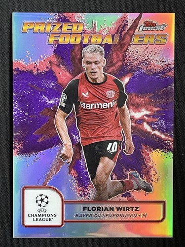 Florian Wirtz 2024 Topps Finest Red Purple