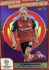 Florian Wirtz 2024 Topps Finest Rose Gold /75