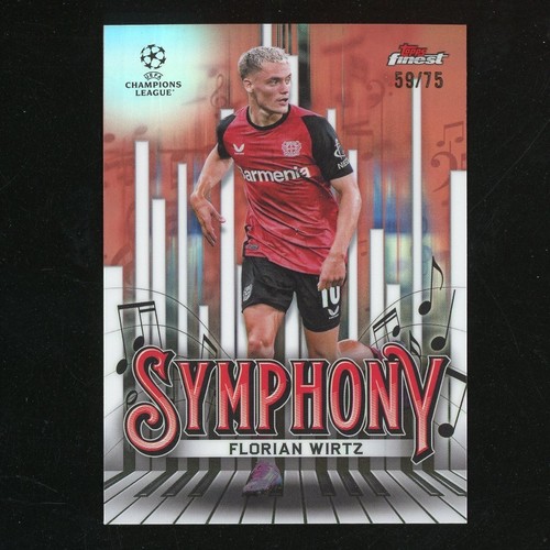 Florian Wirtz 2025 Topps Finest Rose Gold /75