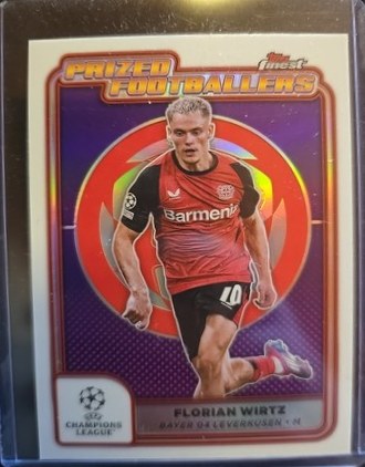 Florian Wirtz 2025 Topps Finest UEFA