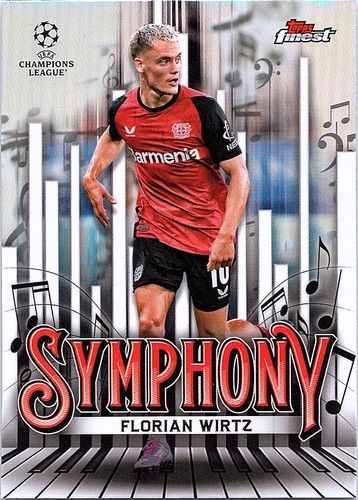Florian Wirtz 2024 Topps Finest UEFA