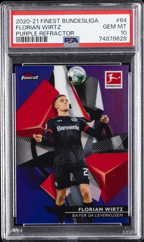 Florian Wirtz 2020 Topps Finest Viola /250