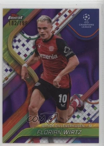Florian Wirtz 2024 Panini Finest Viola Lava Rifrattore /199