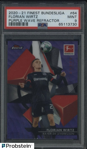 Florian Wirtz 2021 Topps Finest Violet Wave /250