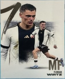 Florian Wirtz 2024 Panini Futera FX 67/64