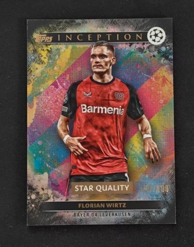 Florian Wirtz 2024 Topps Inception Negro /199