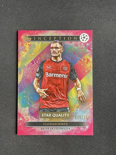 Florian Wirtz 2024 Topps Inception Pink /150