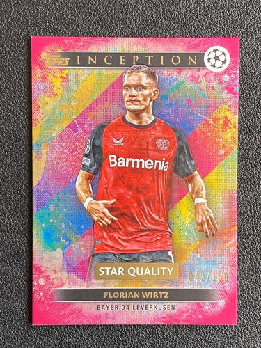 Florian Wirtz 2024 Topps Inception Rosa /150