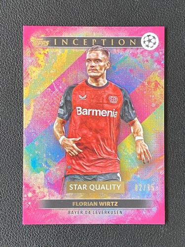 Florian Wirtz 2024 Topps Inception Rosa /75