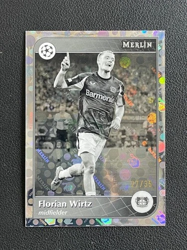 Florian Wirtz 2024 Topps Merlin Chrome 27/35